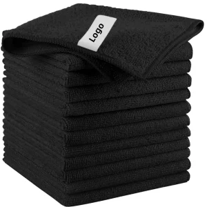 300gsm Microfiber Cloth Warp Knitted Lint Free Quick Dry Terry Cloth Car Auto Detailing Kitchen Dish Cleaning Towel