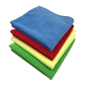 300gsm Microfiber Warp-Knitted Cleaning Towel, 40x40cm, Quick-Dry, for Kitchen, Car Detailing, and Dish Cleaning