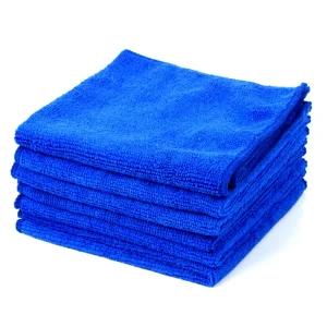 300gsm Quick-Dry Warp-Knitted Microfiber Cleaning Towel, Lint-Free, for Car Detailing, Kitchen, Dish, and Glass