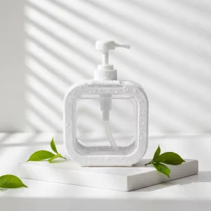 300ml 500ml Square Refillable Hand Sanitizer Bottle Empty Shower Gel Plastic Bottle Shampoo Conditioner Pump Bottles
