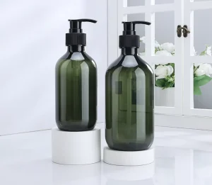 300ml Cosmetic Plastic Empty 28mm Shampoo Lotion Pump 500ml PET Bottle for Face Cream Skin Care Serum Body Wash