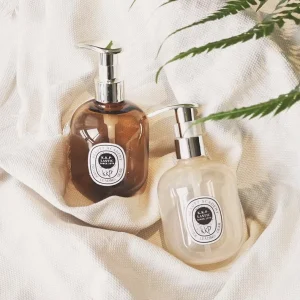 300ml Surface Handled Screen Printing Lotion Shampoo Conditioner Body Wash Makeup Oil Bottles Hand Soap Bottle