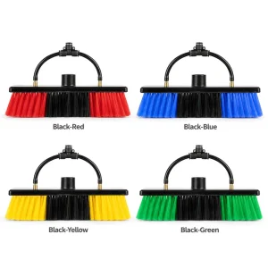 30cm Telescopic Water Fed Brush Head Window & Solar Panel Cleaning Brush PP+PET Material