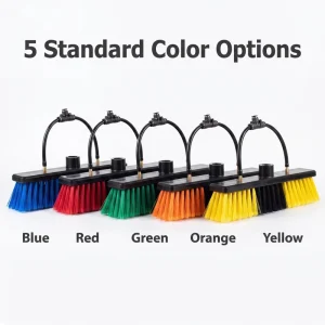 30cm Telescopic Water Fed PP+PET Brush Head Solar Panel Cleaning Brush