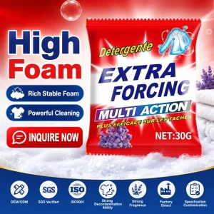 30g Manufacturer Laundry Detergent Washing Powder Soap