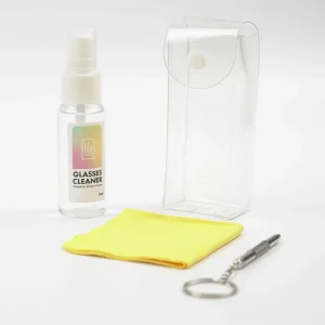 30mL Mini Eyeglasses Care Kit with Magnifying Glass, Screwdriver, and Cleaning Cloth