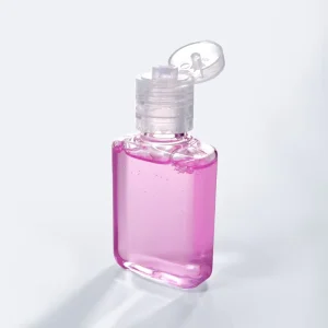 30ml 60ml 120ml Flat Plastic Hand Sanitizer Gel Disinfection Alcohol Pet Squeeze Soap Bottle with Flip Top Cap in Stocks