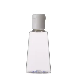30ml Empty Transparent PET Hand Sanitizer Bottle with Flip Top Lids