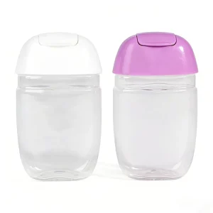 30ml PET Plastic Hand Sanitizer Bottle with Half round Flip Cap