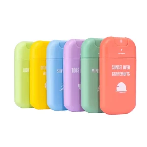 30ml U-Shaped Hand Sanitizer Bottle Empty Plastic Perfume Credit Card Spray Fine Mist PP Plastic Bottle