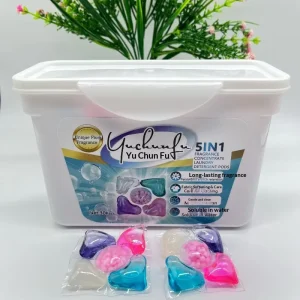 30pcs Concentrated 5in1Detergent Pods with Long Lasting Floral Fruity Fragrance for Apparel Laundry 75 80% Active Ingredients