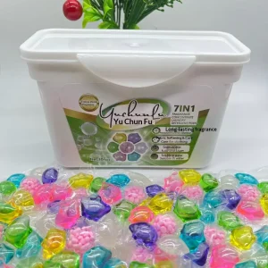 30pcs Concentrated 7in1 Laundry Detergent Pods with Floral & Fruity Fragrance Long Lasting Capsules 75 80% Active Ingredients