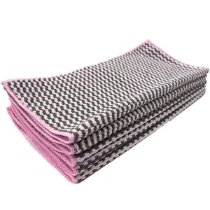 30x30cm 12x12in Ultra Absorbent Microfiber Tea Towel for Kitchen Desktop Bar Counter Bamboo Charcoal Fiber Antibacterial