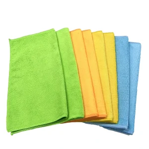 30x30cm 80/20 Polyamide Microfiber Dish Wash and Drying Towel Dust Removal Cleaning Cloth for Kitchen and Household