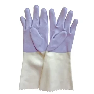 32 cm Reusable Heavy-Duty PVC Rubber Household Kitchen Dish Washing Gloves Water and Heat Oil Resistant Cleaning Work Gloves