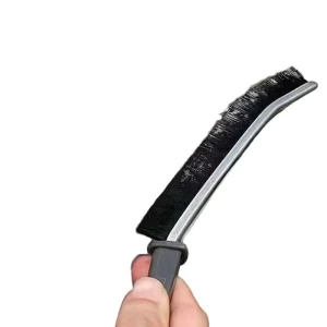34g Small Kitchen Toilet Tile Joint Cleaning Brushes Black PP Plastic Hard Bristles