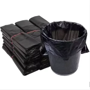 35/45/55L Black Heavy-Duty Leak-Proof Garbage Bags, 20-100 Rolls