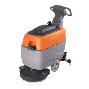 350 Cable Push Floor Scrubber, Multifunction Round Rubber Brush for Gym Floors