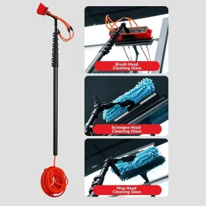 35ft 40ft 45ft 50ft 55ft 3k Carbon Fiber Telescopic Pole Window Cleaning Pole