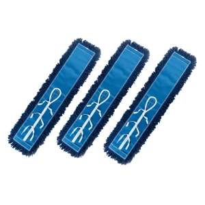 36-Inch Industrial-Strength Cotton Rectangular Dust Mop Refill, Washable Replacement Head for Residential and Commercial Use