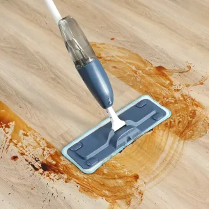 360-Degree Rotating Spray Floor Mop with Ultra-Fine Fiber Mop Head