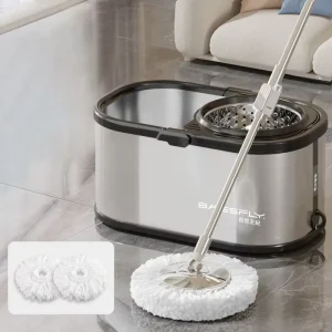 360 Degree Spinning Mop with Bucket Cleaner Easy to Use