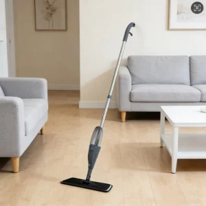 360-Degree Swivel Flat Mop with Flexible Head for Under-Sofa, Under-Bed, and Corner Cleaning