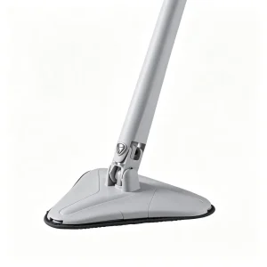 360-Degree Triangle Iron Pole Self-Wringer Mop for Dead-Corner Cleaning, Replaceable Microfiber Pad for Kitchen Use