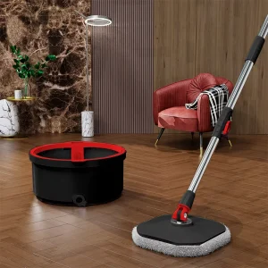 360° Rotating Spin Mop and Bucket Set with Clean and Dirty Water Separation