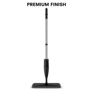 360 Rotating Stainless Steel Microfiber Mop with Self-Wringing Head for Tile and Hardwood Floors