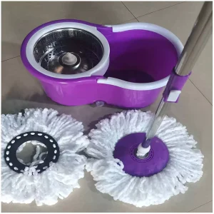 360° Spin Wash Mop and Bucket Set for Bathroom and Floor Cleaning