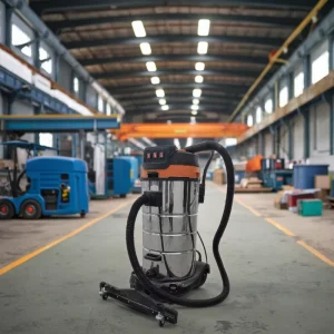 3600W 80L Self-Cleaning Wet and Dry Industrial Vacuum Cleaner for Factory Use