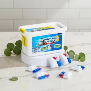 360g Dishwasher Pods OEM ODM Quick Cleaning Efficient Stain Removal Liquid Eco-Friendly All-in-One