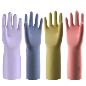 38cm 13mil 80g Extended Nitrile Household Kitchen Gloves, Waterproof, Reusable