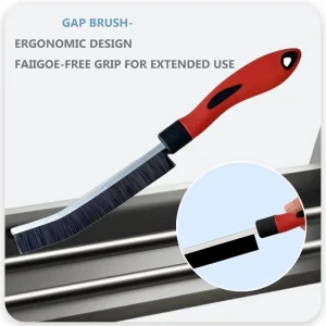 3D Bendable Gap Cleaning Brush Long Handle for Bathroom Toilet and Window Stain Removal