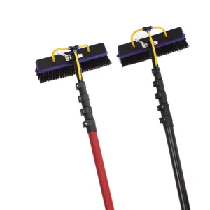 3K High Rise Clamp Carbon Fiber Telescopic Poles 18m 20m 60ft Water Fed Extension Equipment Window Cleaning Brush Tool System