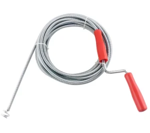 3M 4M 5M Double-Handle Metal Drain Auger Sewer Dredging Tool Clog Remover