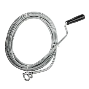 3M x 5.5MM Manual Drain Auger Cleaner for Kitchen Sink, Toilet, and Pipelines