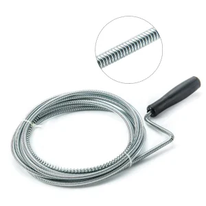 3m Carbon Steel Kitchen Sink Bathroom Toilet Dredge Cleaning Tool Spring Clog Remover Drain Cleaner
