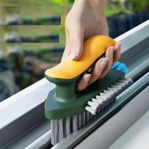 4 1 V Shape Eco friendly Durable Plastic Bathroom Corner Scrubber Toilet Household Kitchen Crevice Floor Hand Cleaning Brush