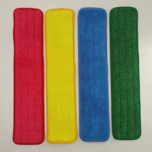 4-Color Microfiber Mop Head for Hotel and Property Cleaning