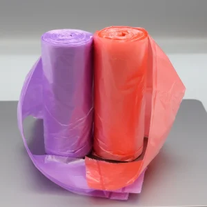 4 Gallon Disposable Recyclable PE Plastic Star Seal Heat Seal Coreless T-Shirt Black Trash Bags on Roll