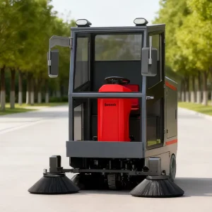 4-Side-Brush Heavy-Duty Outdoor Industrial Electric Floor Sweeper Machine