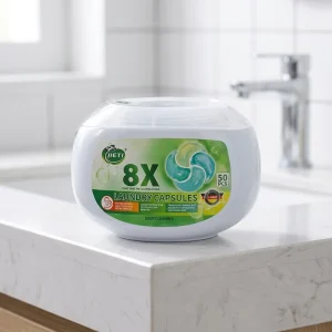 4-in-1 50-Piece Eco-Friendly Gel Laundry Detergent Month-Long Freshness