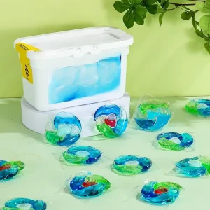 4 in 1 Detergent Capsule Highly Concentrated Eco Friendly Laundry Pods 20g X30 Pieces Disposable Gel for Apparel Hot Selling