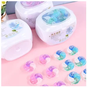 4-in-1 Eco-Friendly Disposable Laundry Detergent Pods Liquid Gel Capsules for Apparel