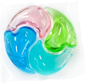 4-in-1 Eco-Friendly Gel Laundry Pods with Enzymatic Cleaners for Apparel Stain Removal and Fiber Protection