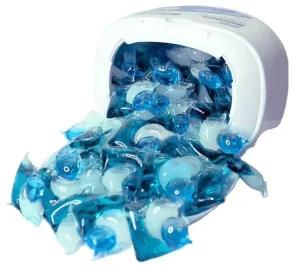 4-in-1 Laundry Capsules and Liquid Gel Detergent Pods