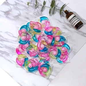 4-in-1 Laundry Detergent Pods Laundry Capsules Fragrance Beads Fabric Softener