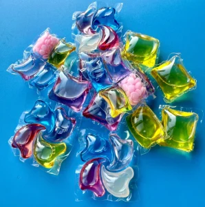 4 in 1 Laundry Detergent Pods New Floral Scent for Apparel Washing